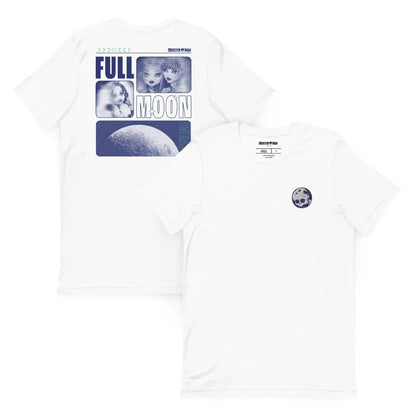 Monster High Full Moon  Embroidered White T-Shirt