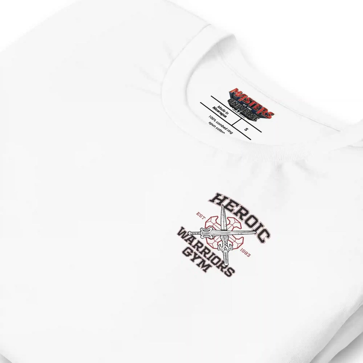 Masters of the Universe Movie Heroic Warriors Gym White T-shirt