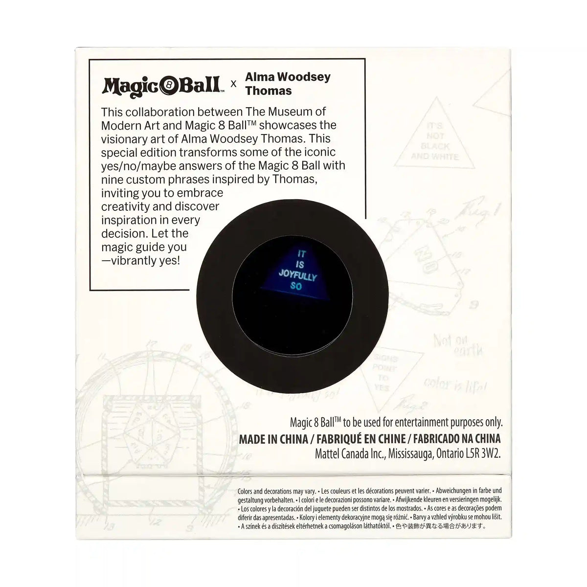 Magic 8 Ball x MoMA Alma Woodsey Thomas