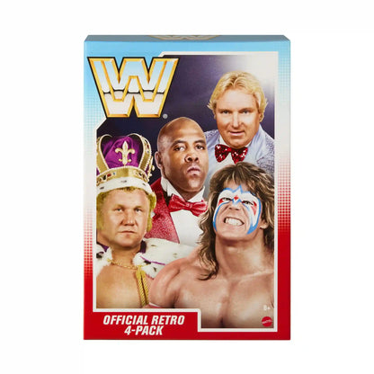 WWE Official Retro 4-Pack Action Figures