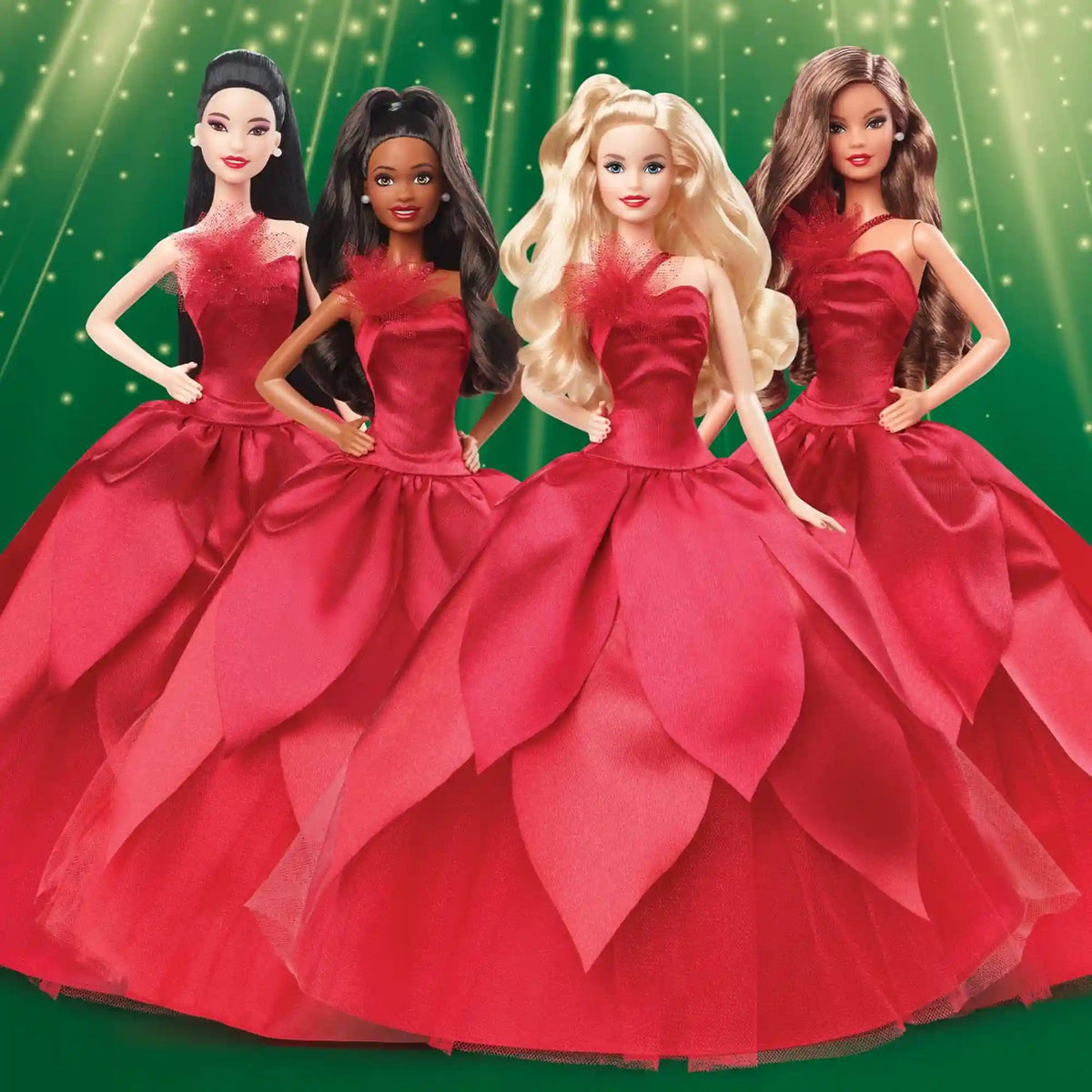 2022 Holiday Barbie, Black Hair