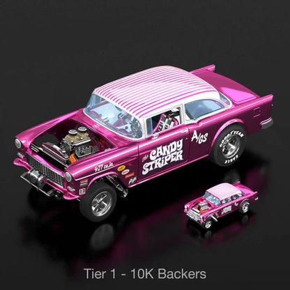 Hot Wheels RLC Exclusive 1:18 Scale ‘55 Chevy Bel Air Gasser “Candy Striper” - Crowdfund