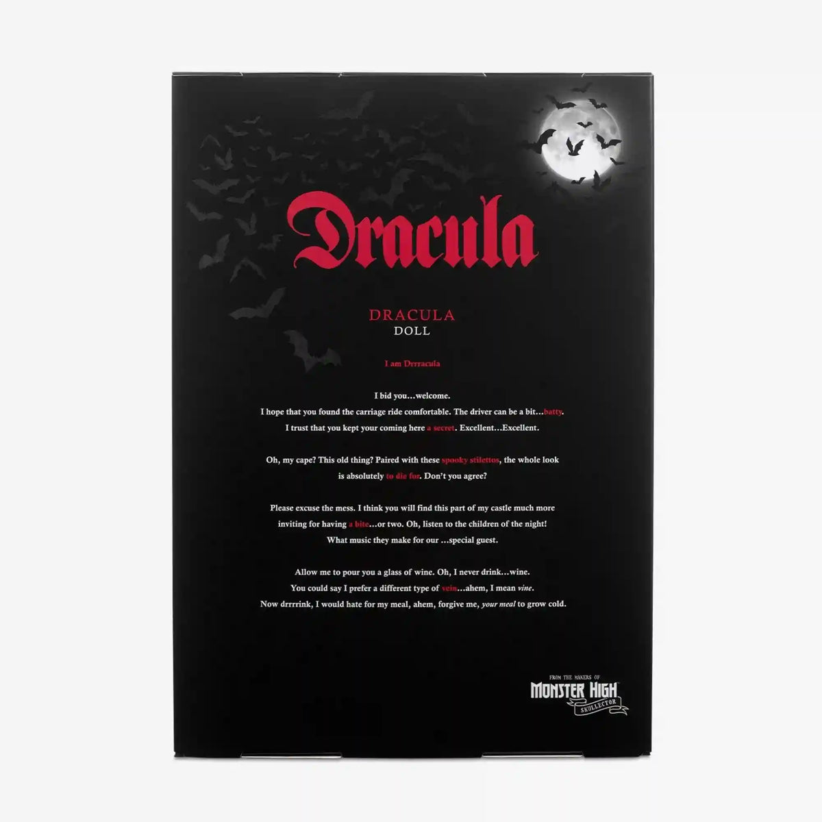 Dracula Monster High Skullector Doll