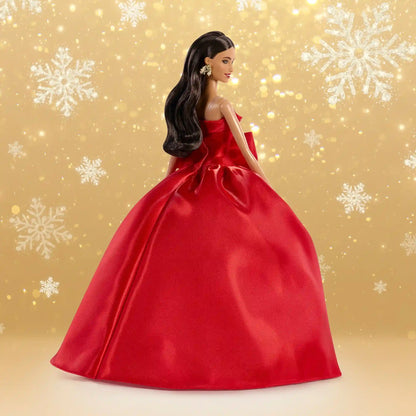Barbie Signature 2026 Holiday Barbie Doll with Brown Hair
