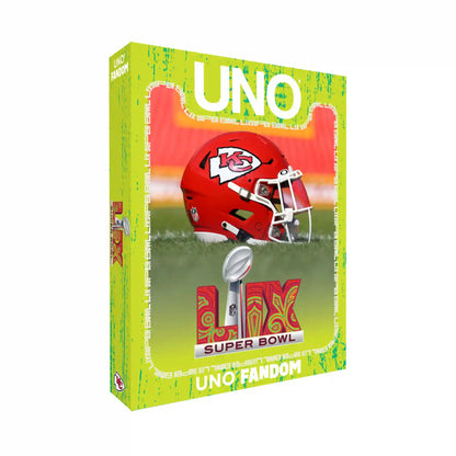 UNO Fandom x Super Bowl LIX Chiefs Card Game