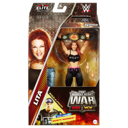 WWE Monday Night War Elite Collection Lita Action Figure & Dusty Rhodes Build-A-Figure Parts