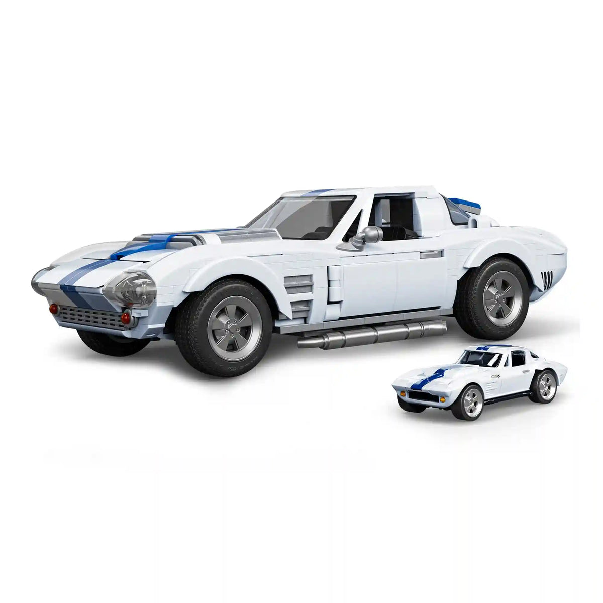 Mattel Brick Shop Hot Wheels Corvette Grand Sport Building Set